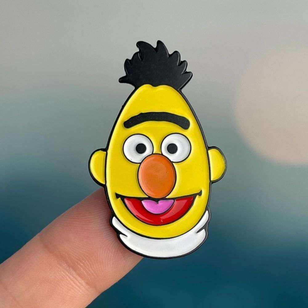 Bert Enamel Pin/ Brooch Lapel
